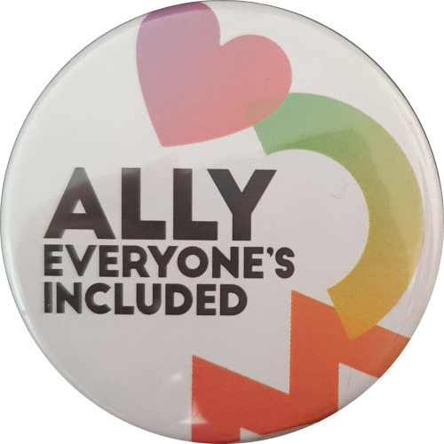 Ally - everyone's included badge, courtesy Graham Willett collection
