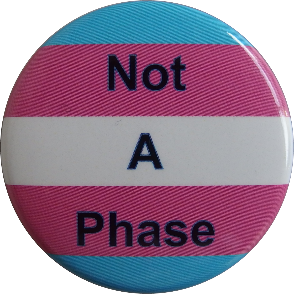 Not a Phase [Trans Flag] Badge Collection